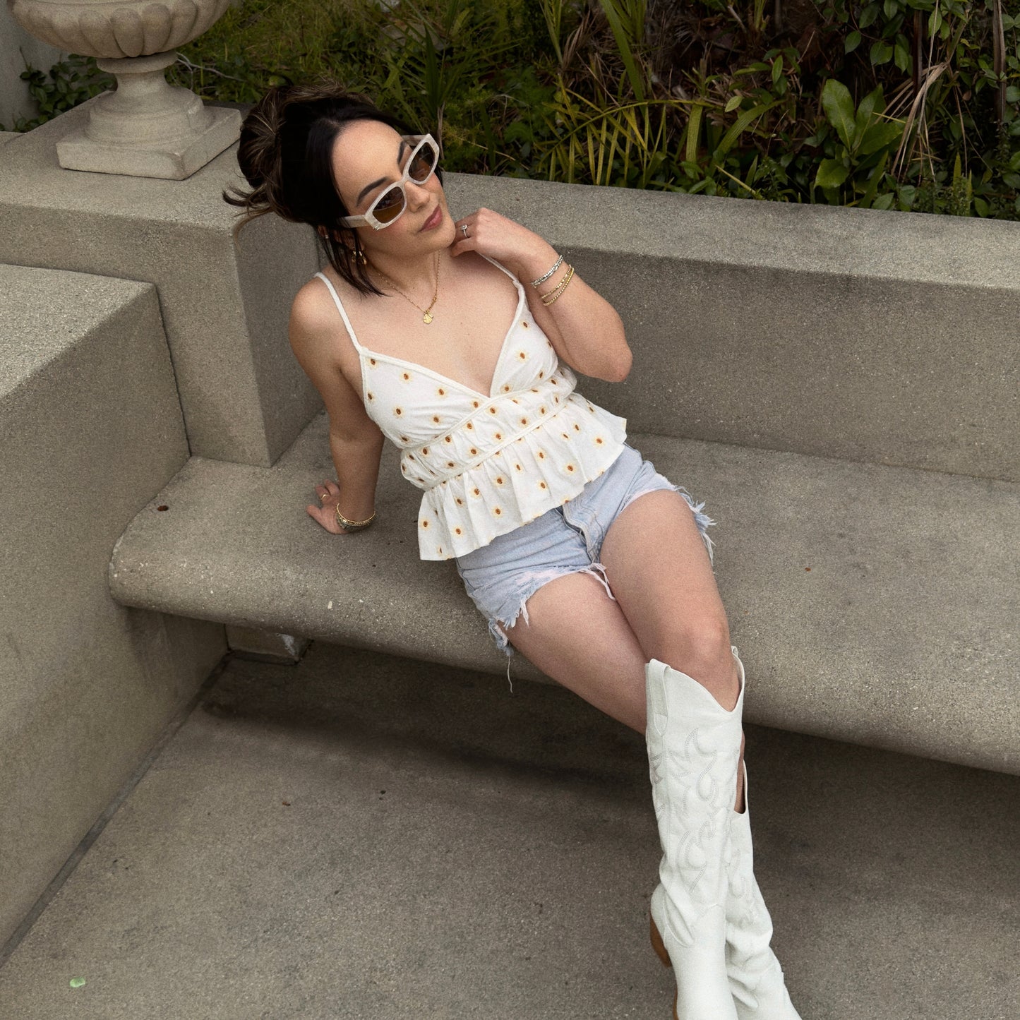 Daisy Baby Doll Cami Top