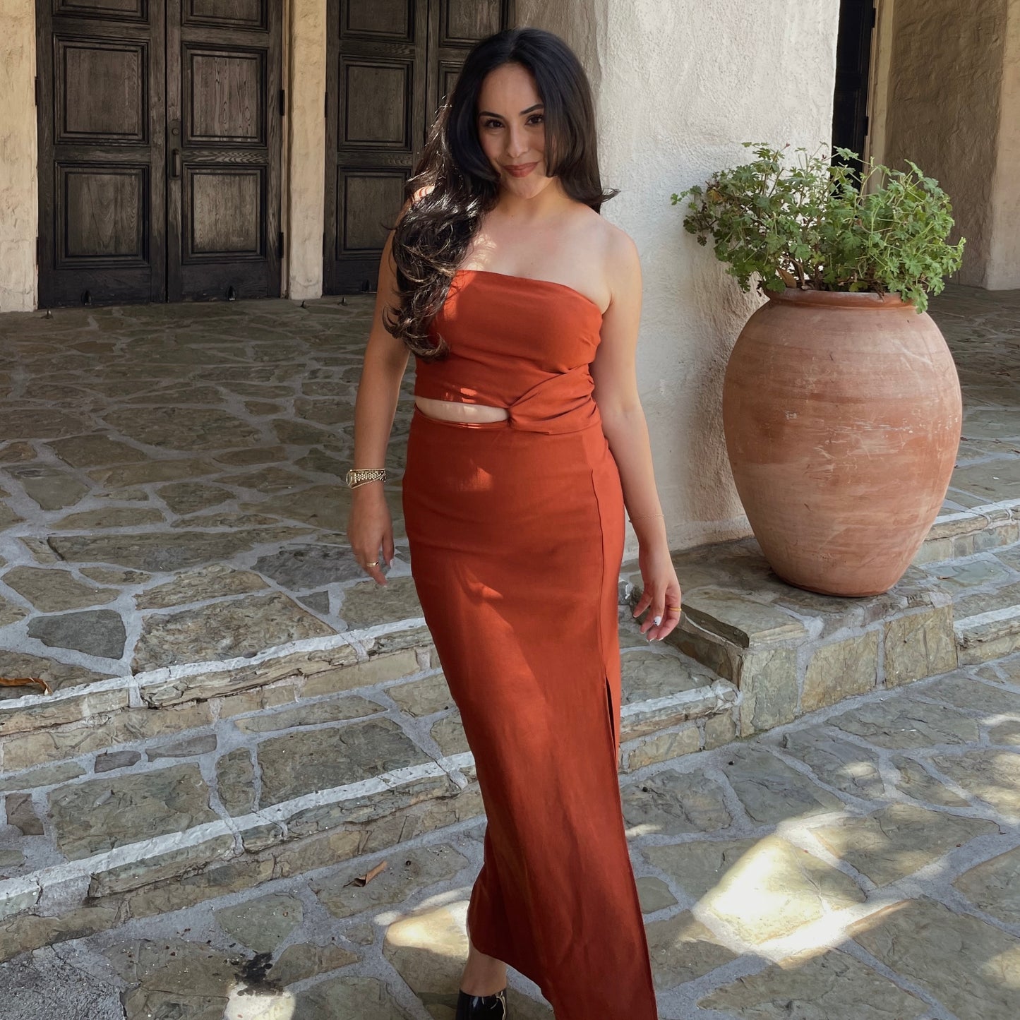 Paloma Maxi Slit Dress