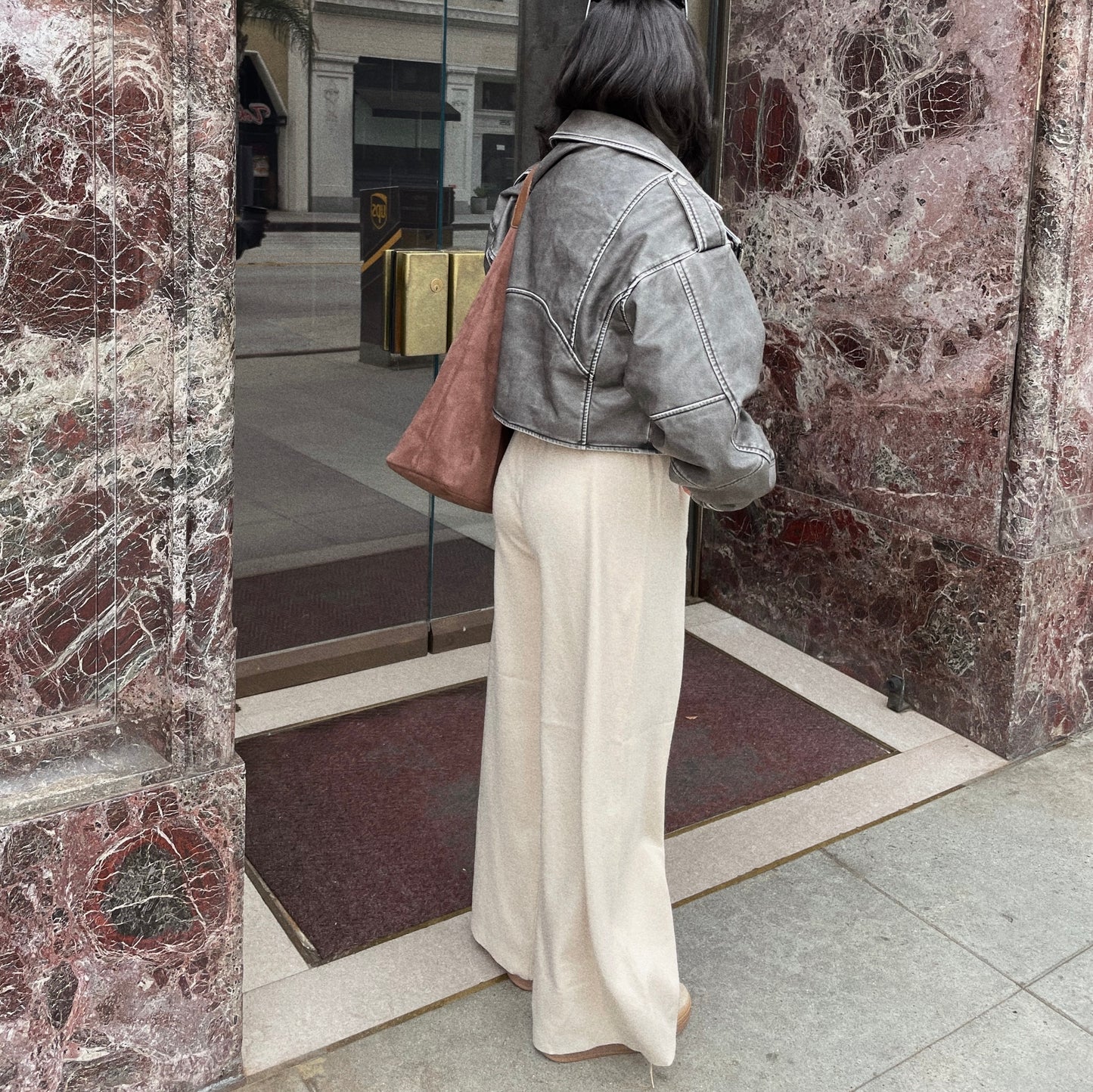Mara Wide Leg Pants - Cream