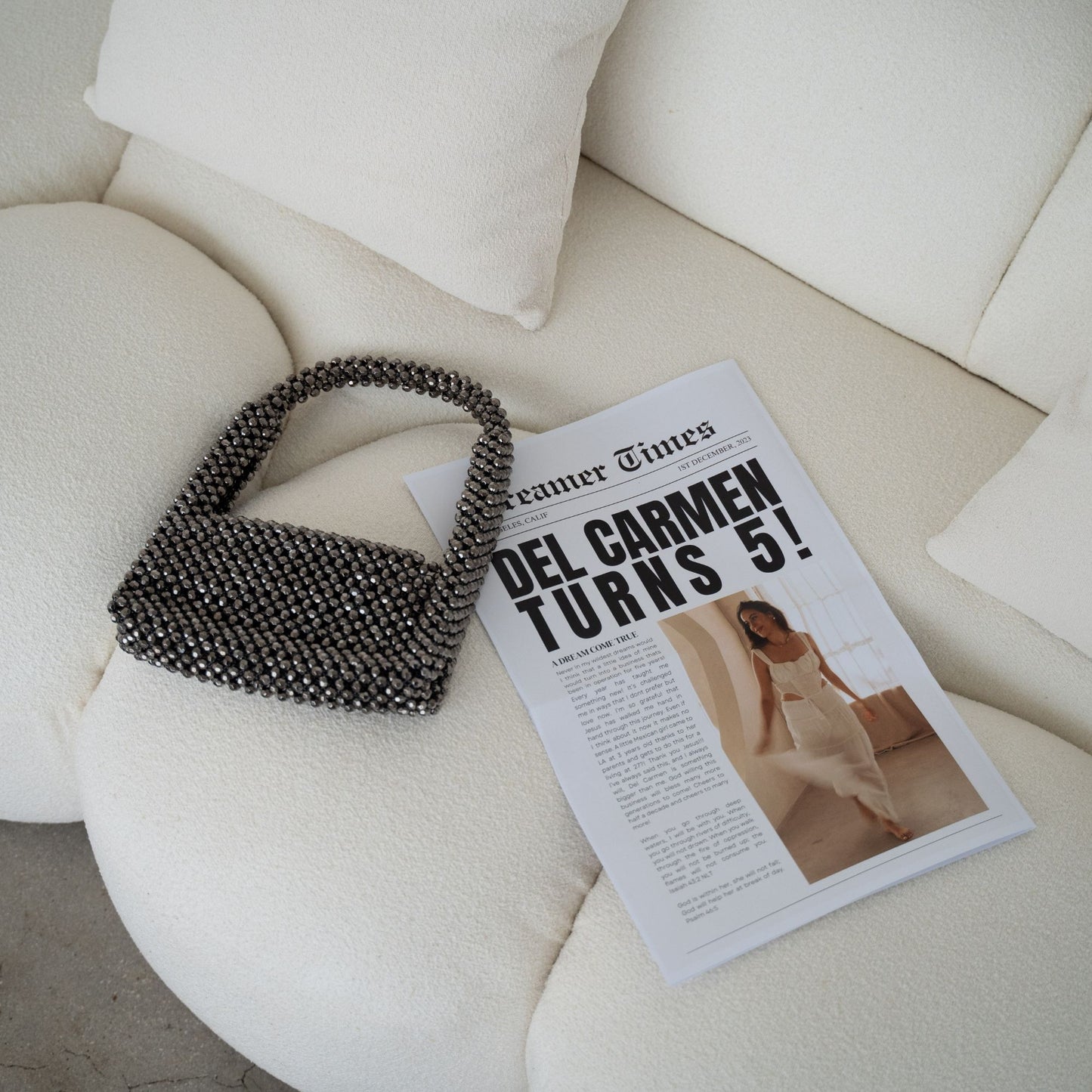 One of a Kind Beaded Bag