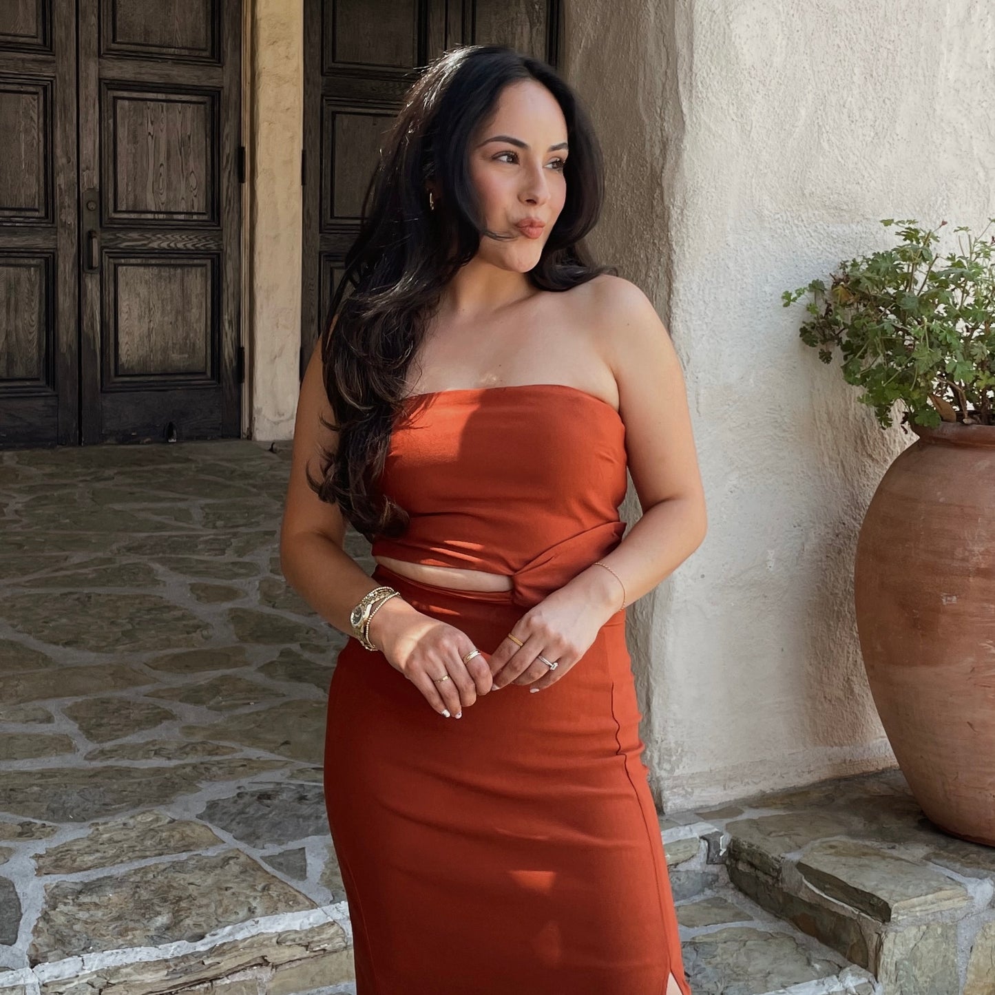 Paloma Maxi Slit Dress