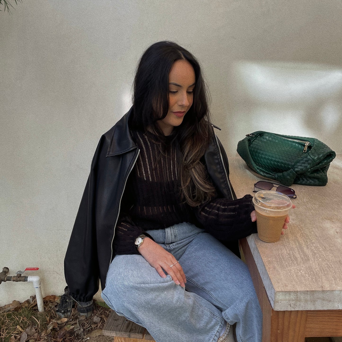 Hot Shot Open Knit Top
