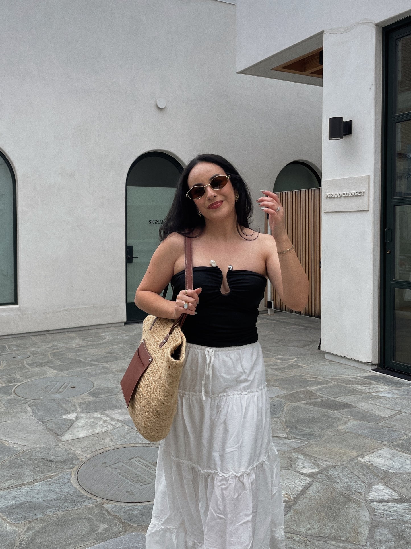 On Rotation Strapless Top