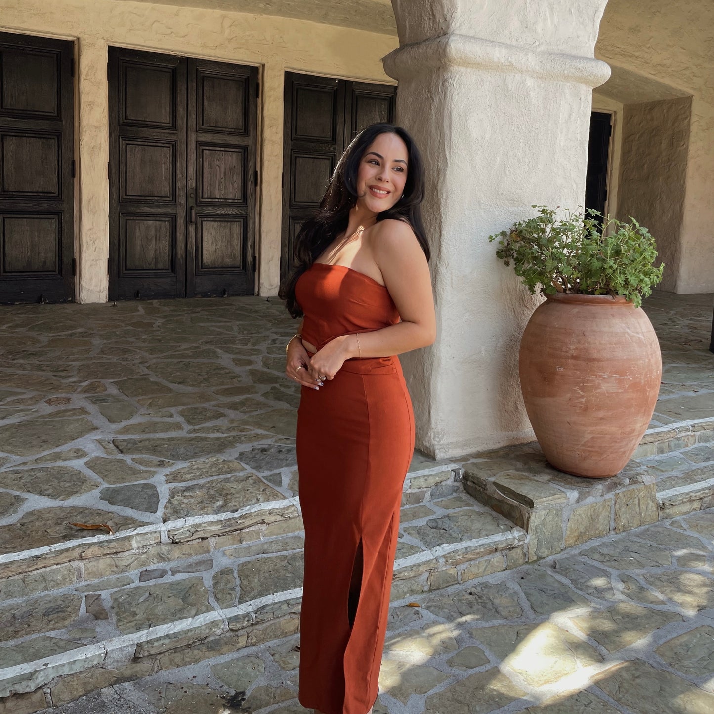 Paloma Maxi Slit Dress
