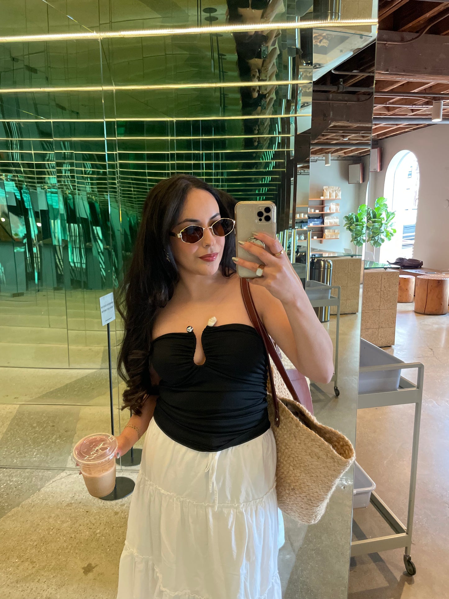 On Rotation Strapless Top