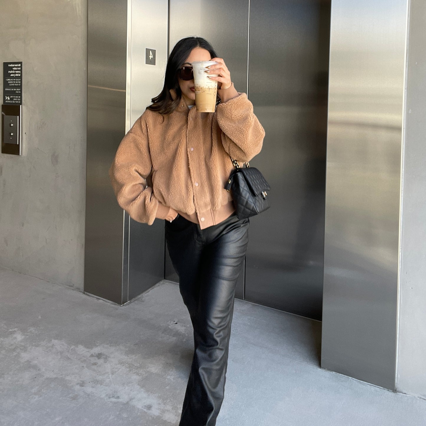 Teddy Sherpa Bomber Jacket