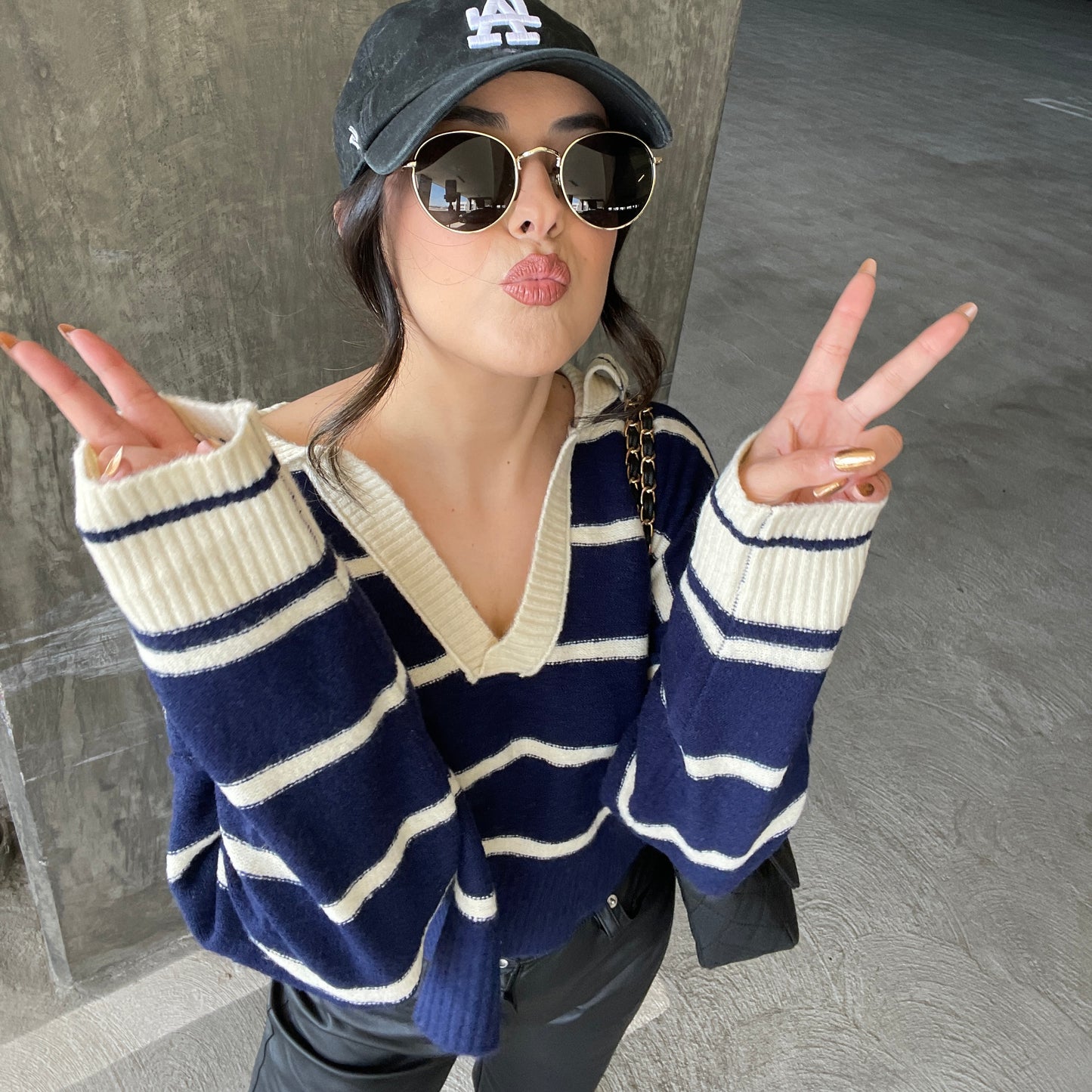 The New Yorker Striped Sweater