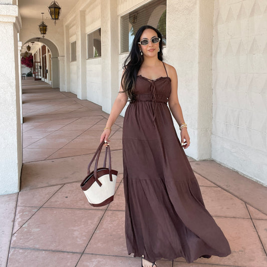 Cocoa Kisses Maxi Dress