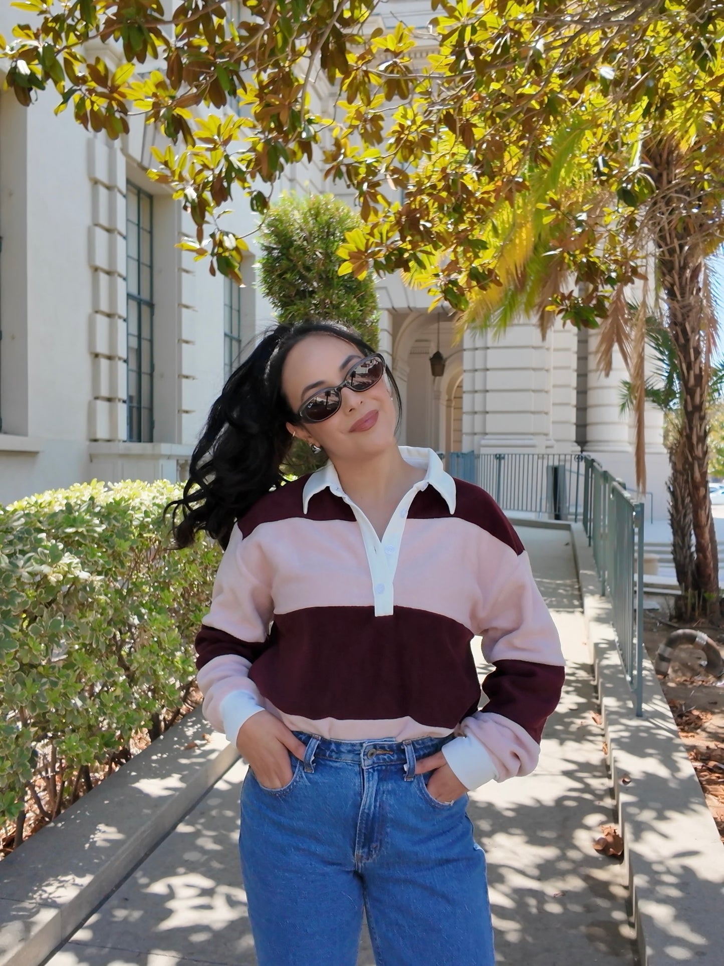 Out of Line Polo Sweater