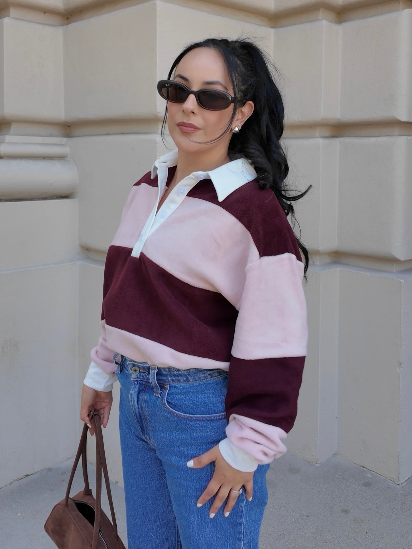 Out of Line Polo Sweater