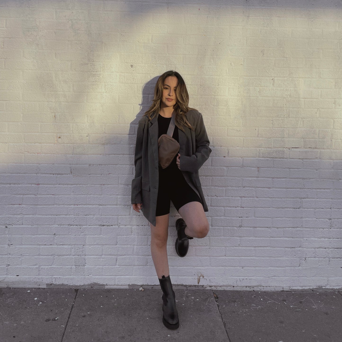 Haute Mess Oversized Blazer - Charcoal