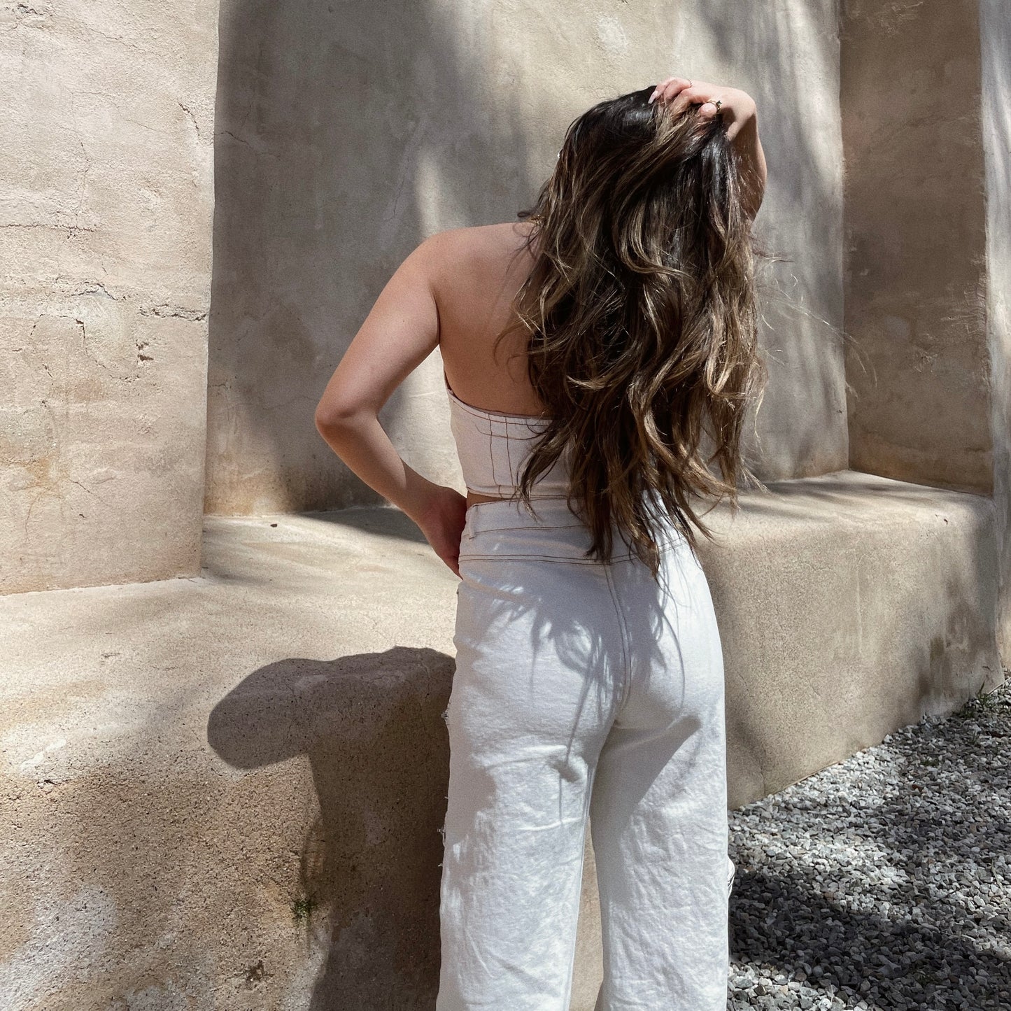 Lack of Color Two Piece Denim Set