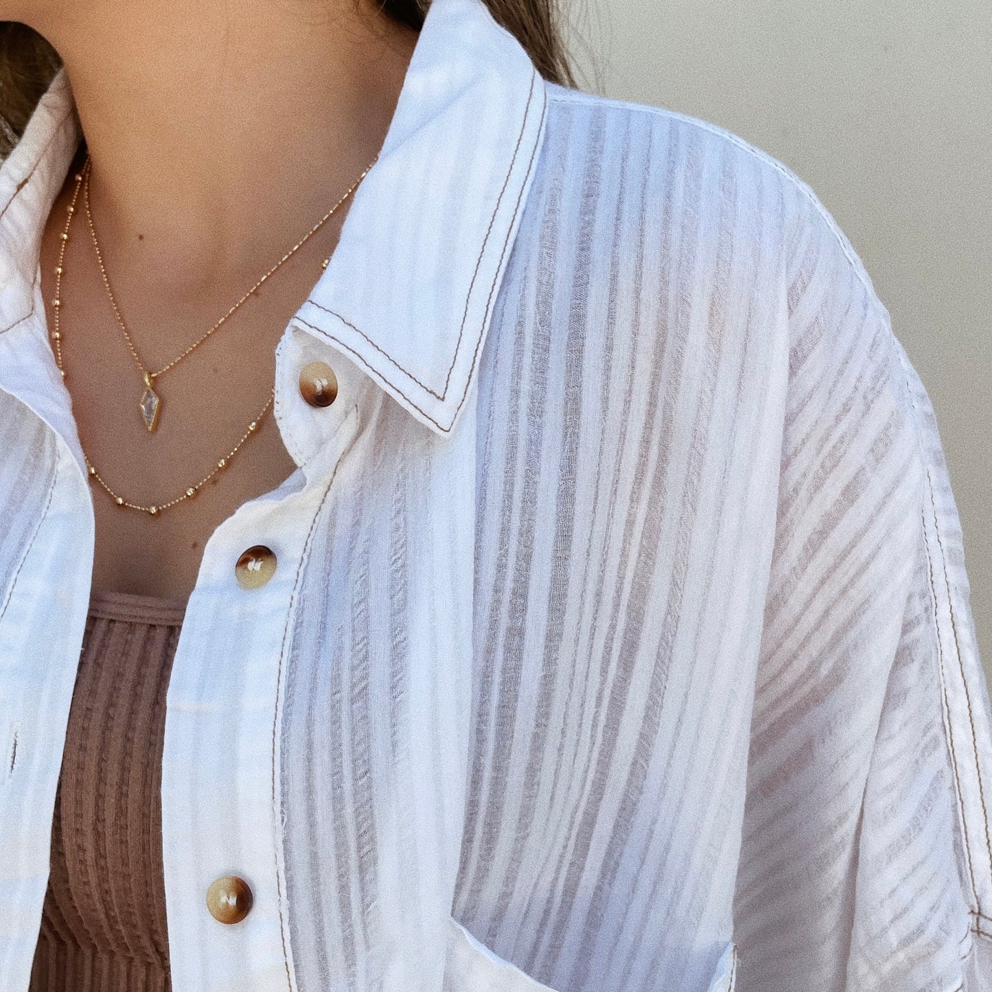 Made For U Button Up Top