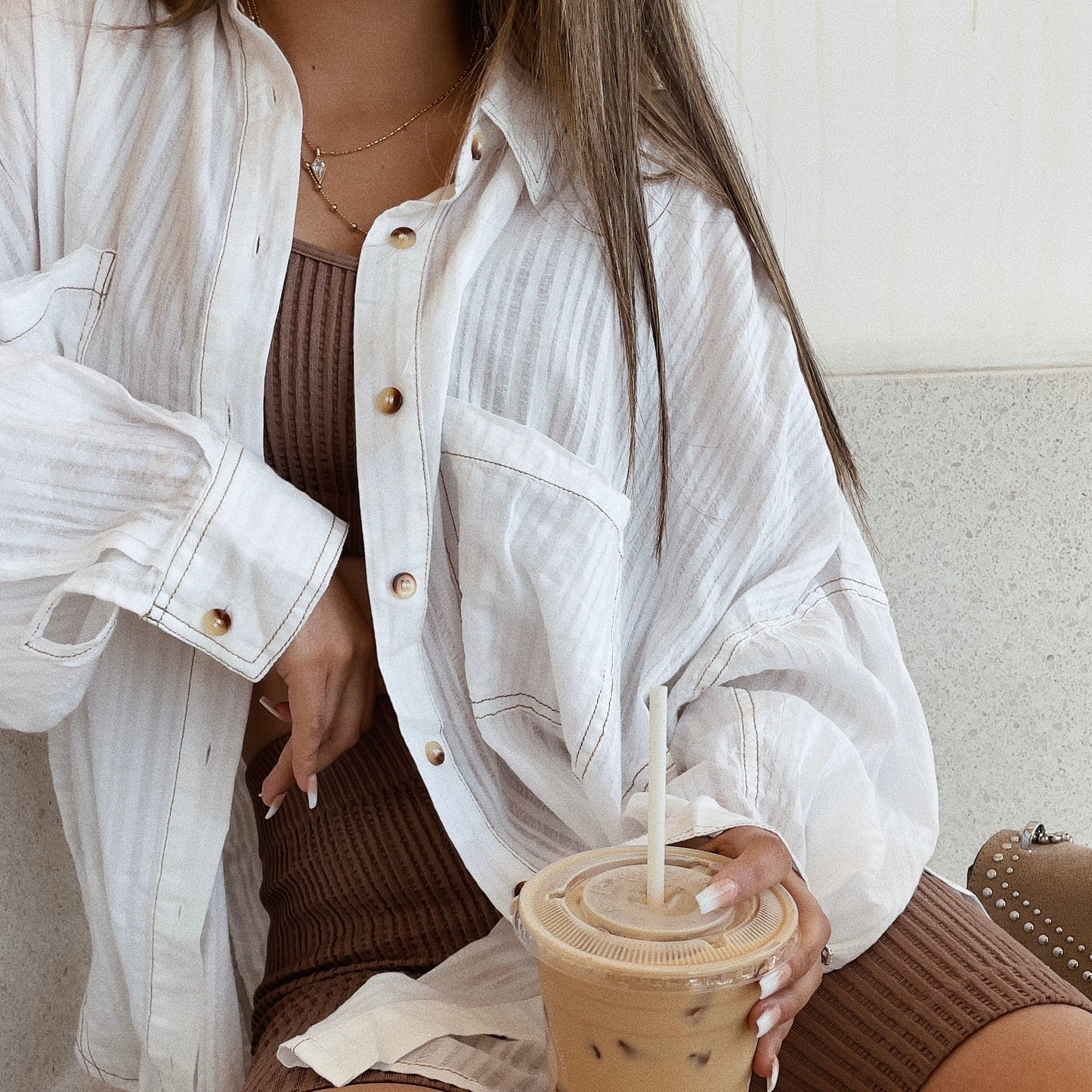 Made For U Button Up Top