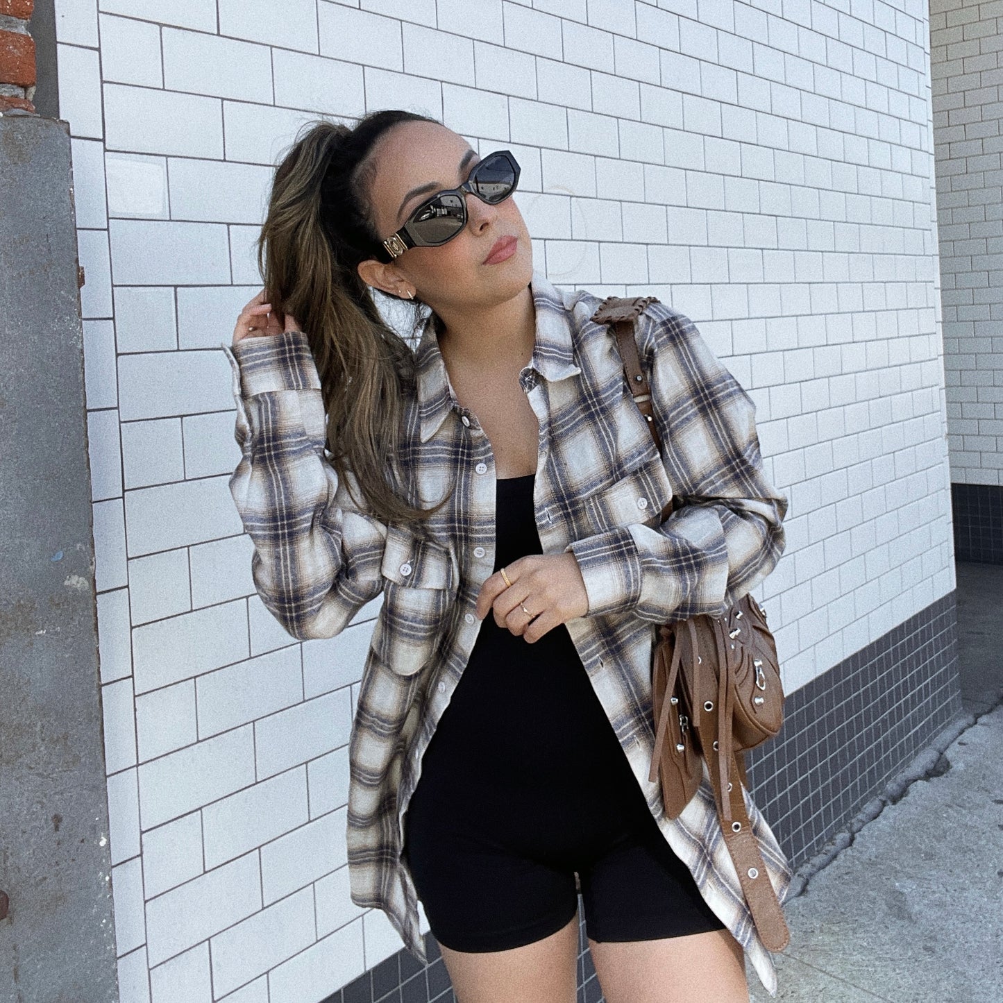 Nothing But Neutral Button Up Flannel