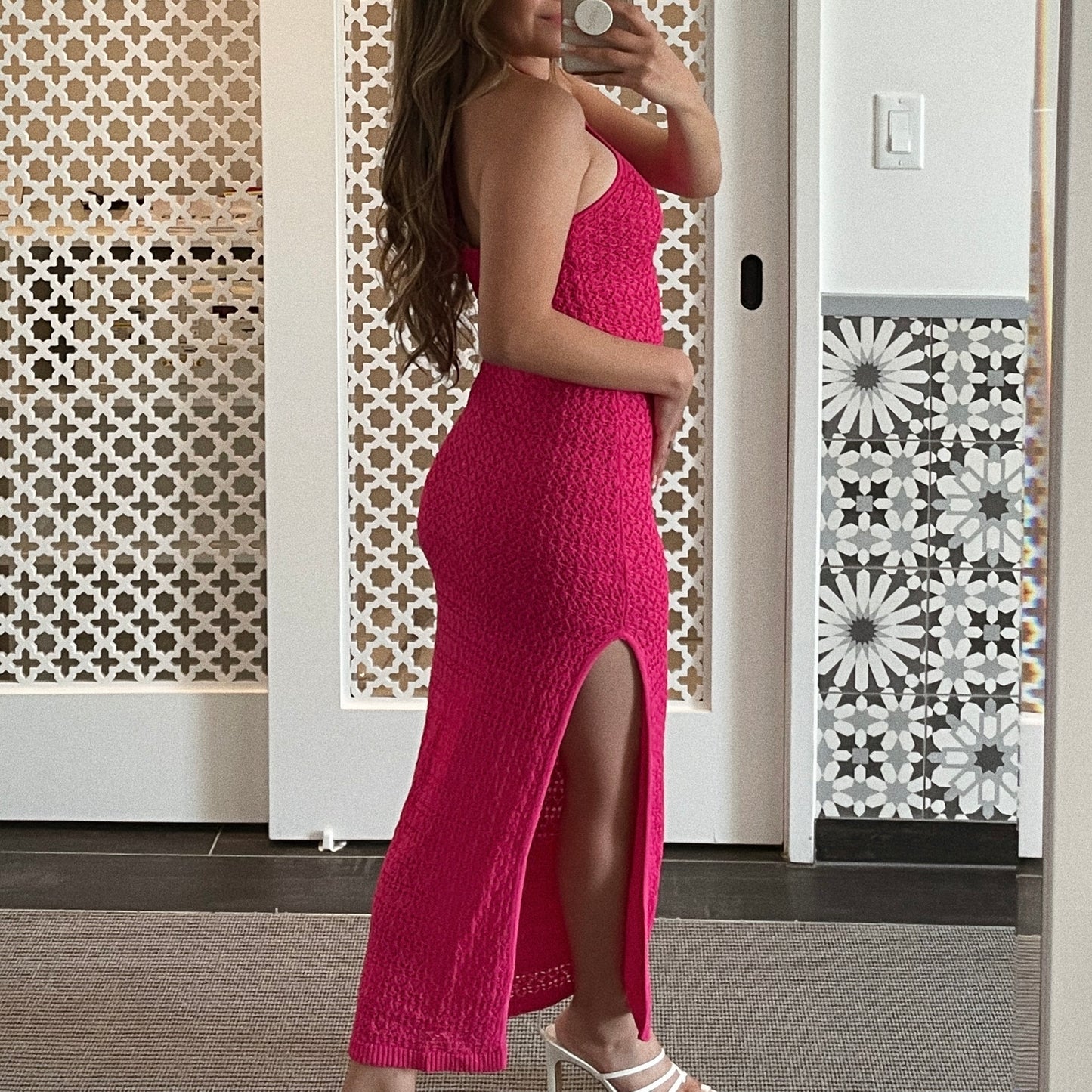 Tropical Fruit Knitted Dress