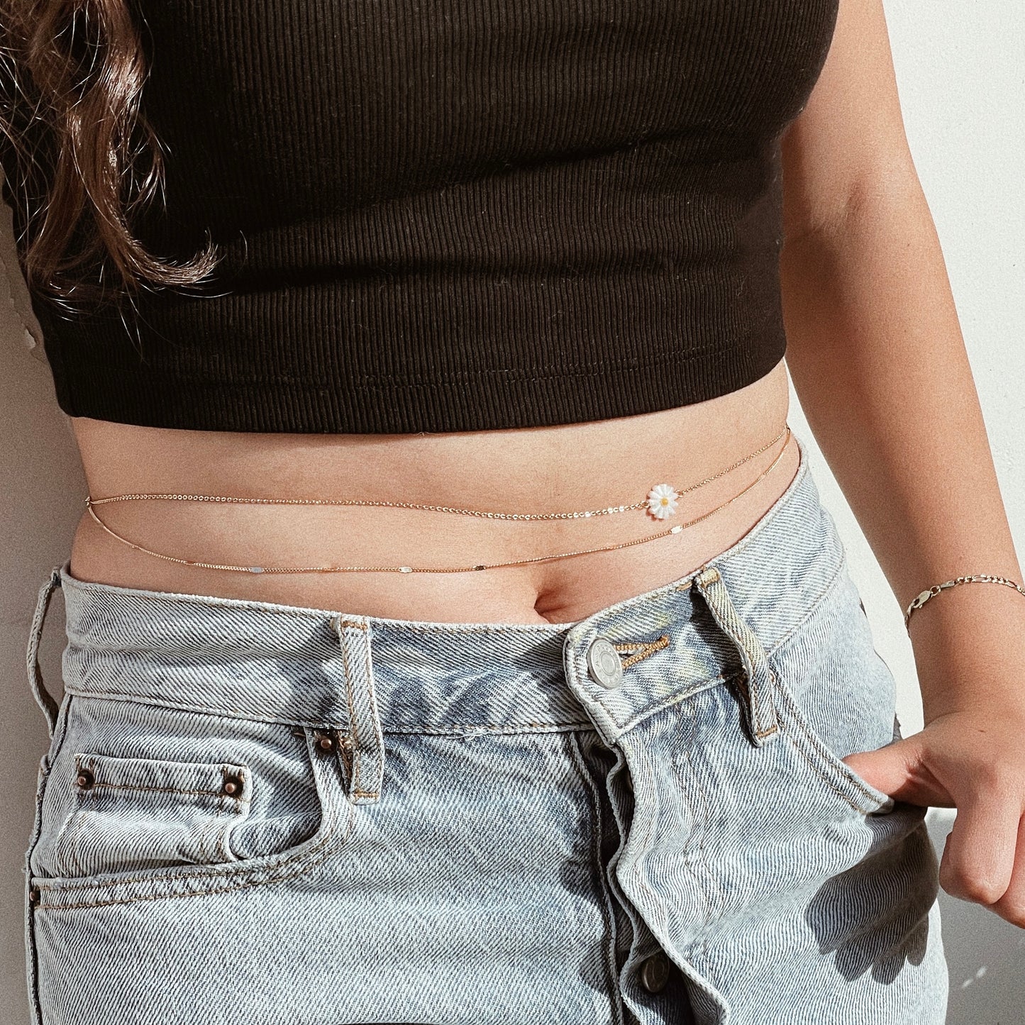 Daisy Belly Chain Set