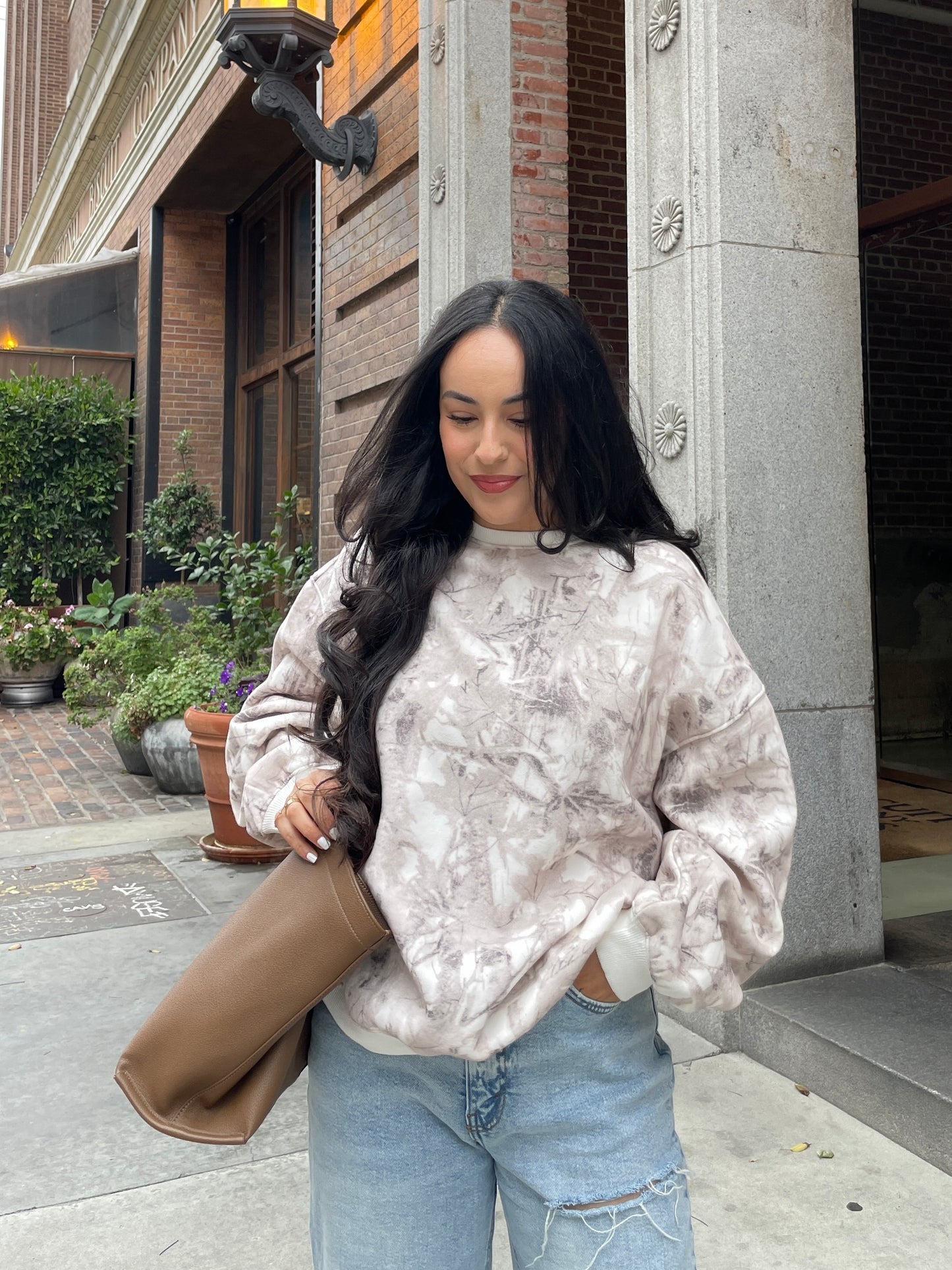 Montana Camo Crewneck Sweater