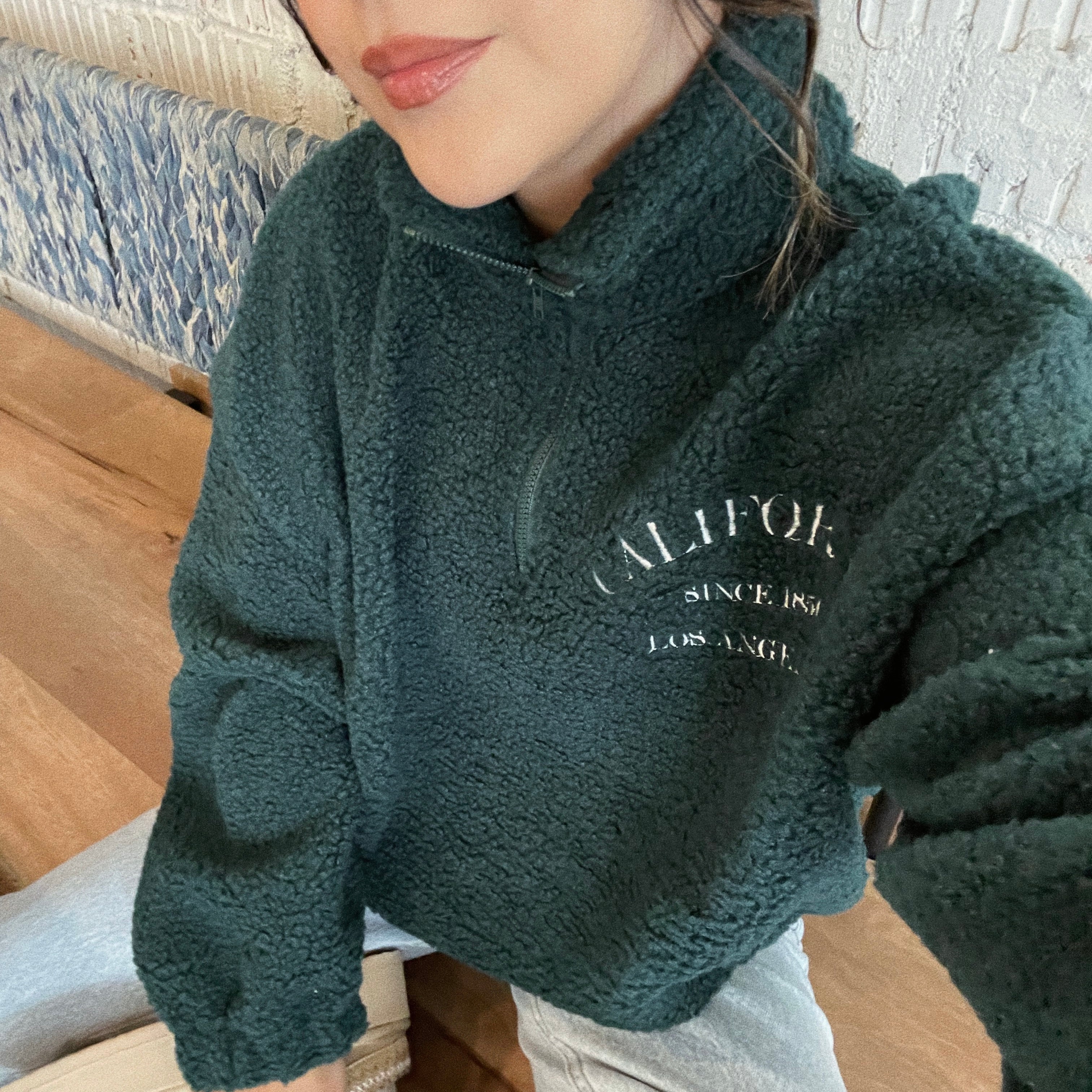 California Sherpa Pullover Sweater