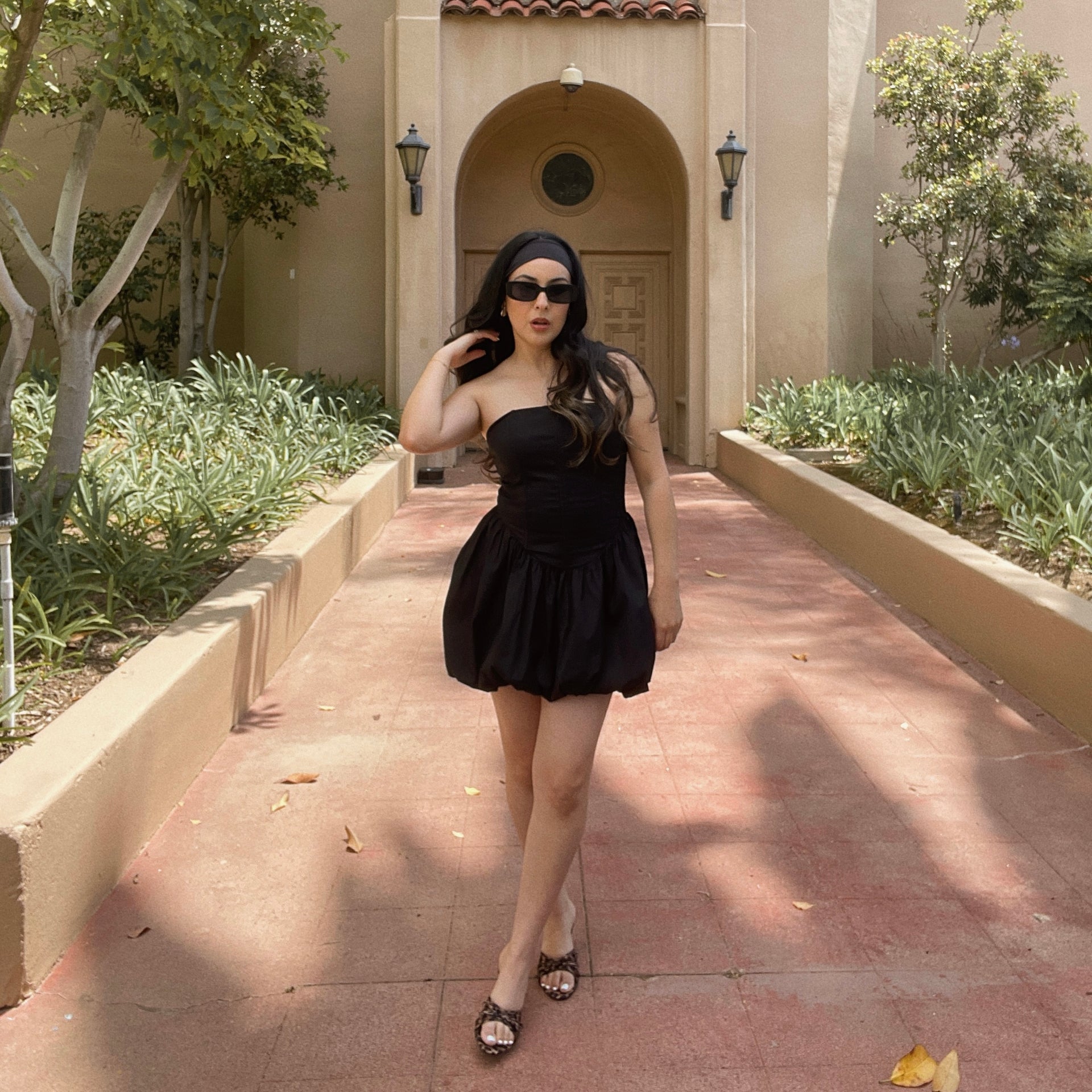 dress party midi LOTTIE RUFFLE MIDI DRESS