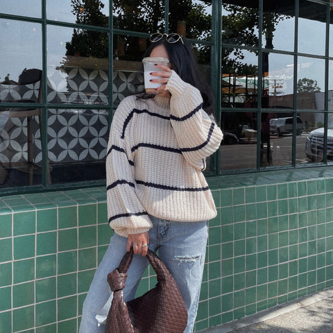 Adaia Knit Zip Up Sweater