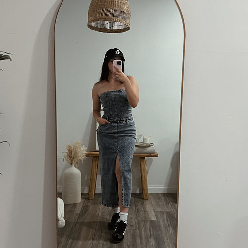 For The Record Denim Dress