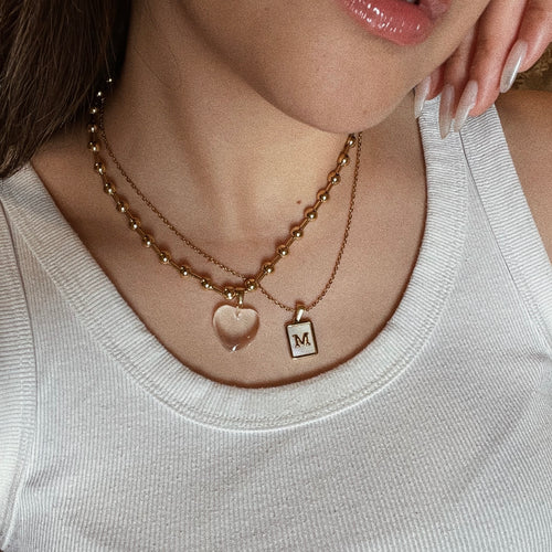 Maven Initial Gold Necklace