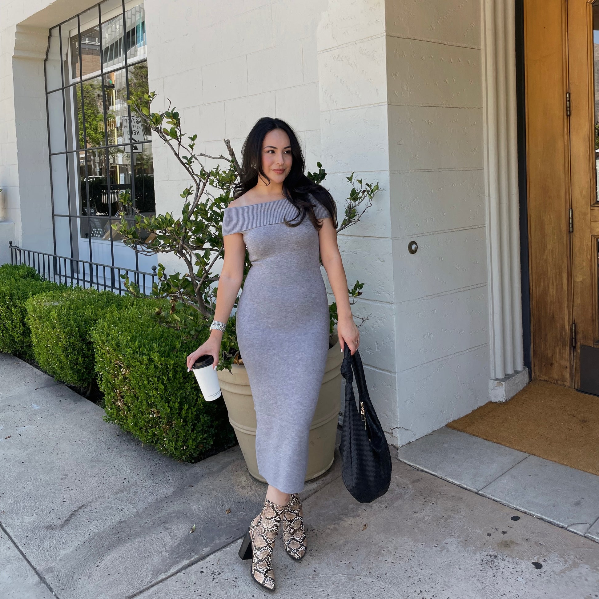 Domenica Off the Shoulder Knit Maxi Dress Shop Del Carmen Domenica Off the Shoulder Knit Maxi Dress Shop Del Carmen