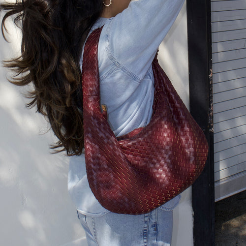 Cherry Bomb Woven Bag