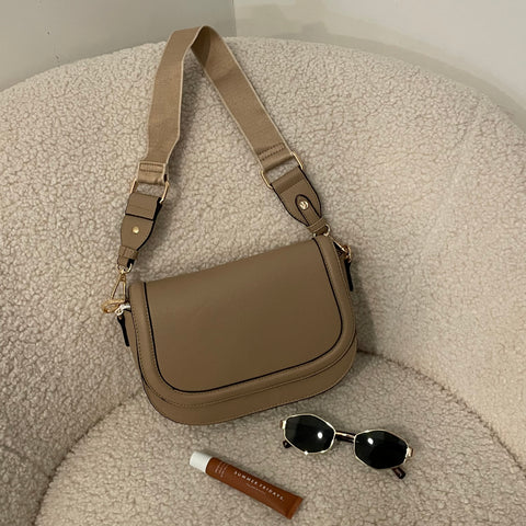 Soft Like Suede Shoulder Bag