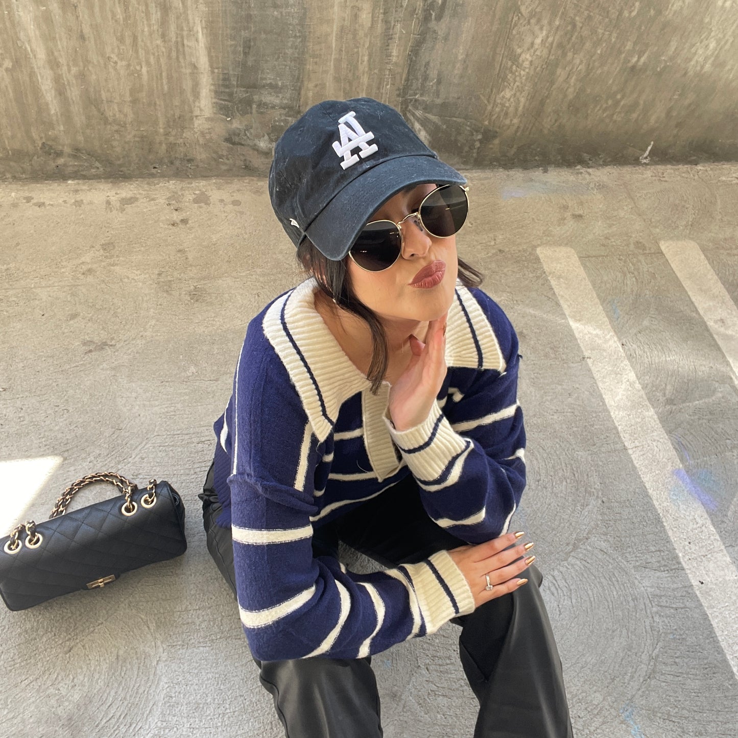 The New Yorker Striped Sweater