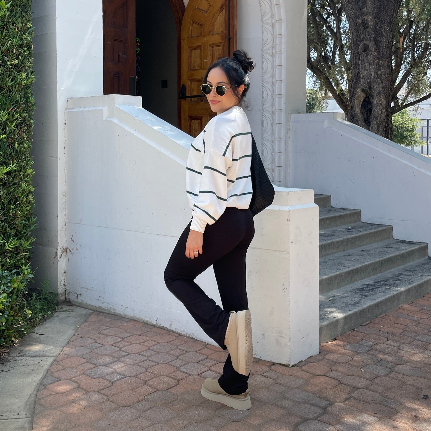 High Waist Flare Leggings