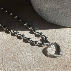 Pure Heart Beaded Necklace