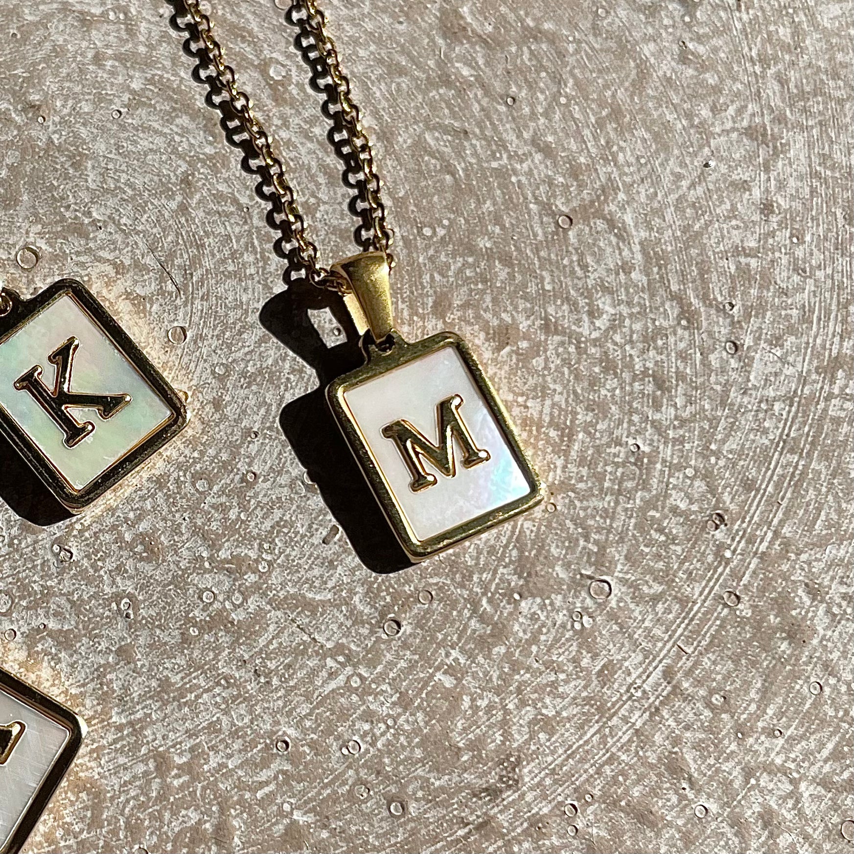 Maven Initial Gold Necklace