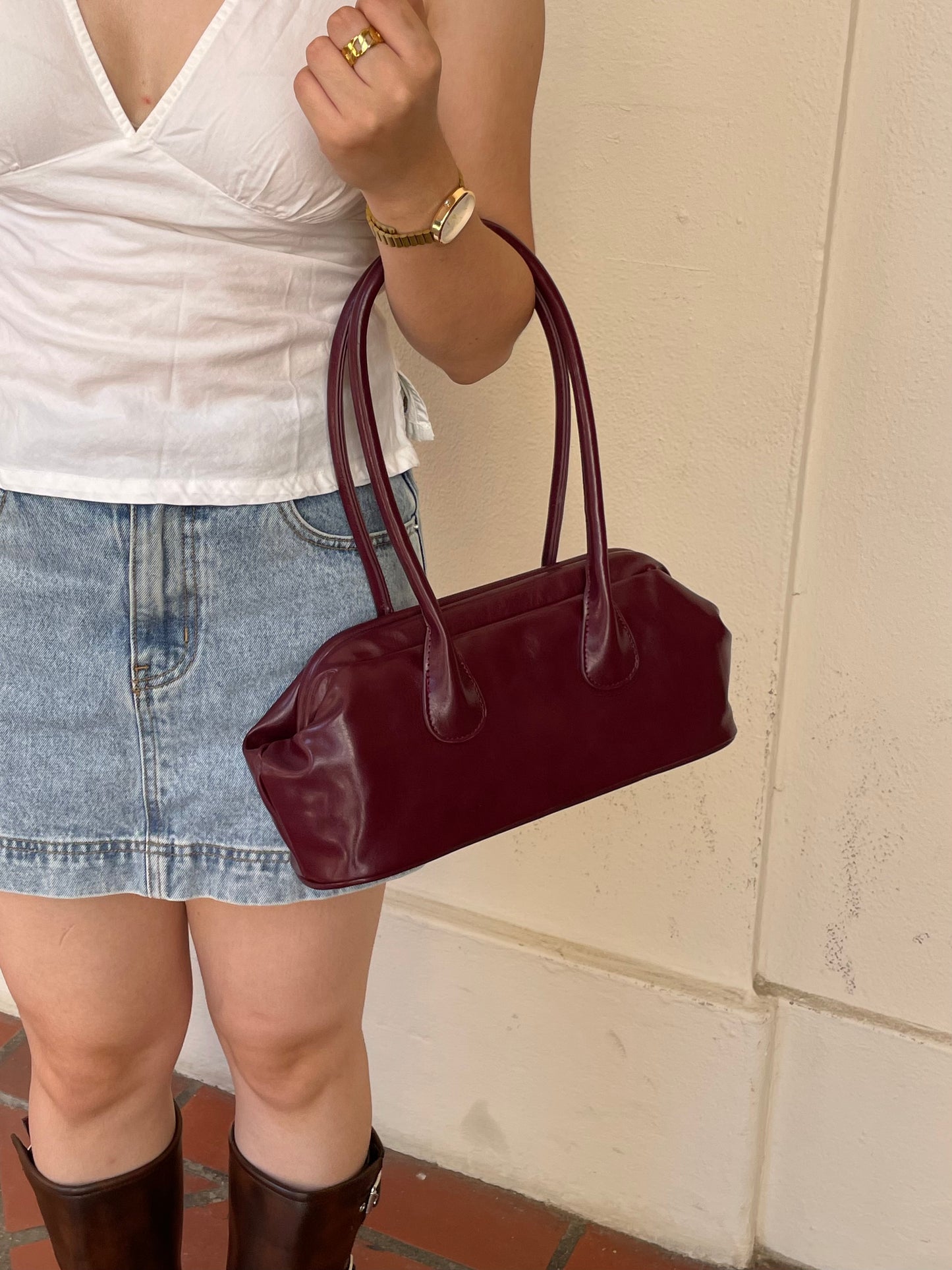Cherry Mocha Shoulder Bag