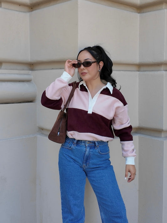 Out of Line Polo Sweater