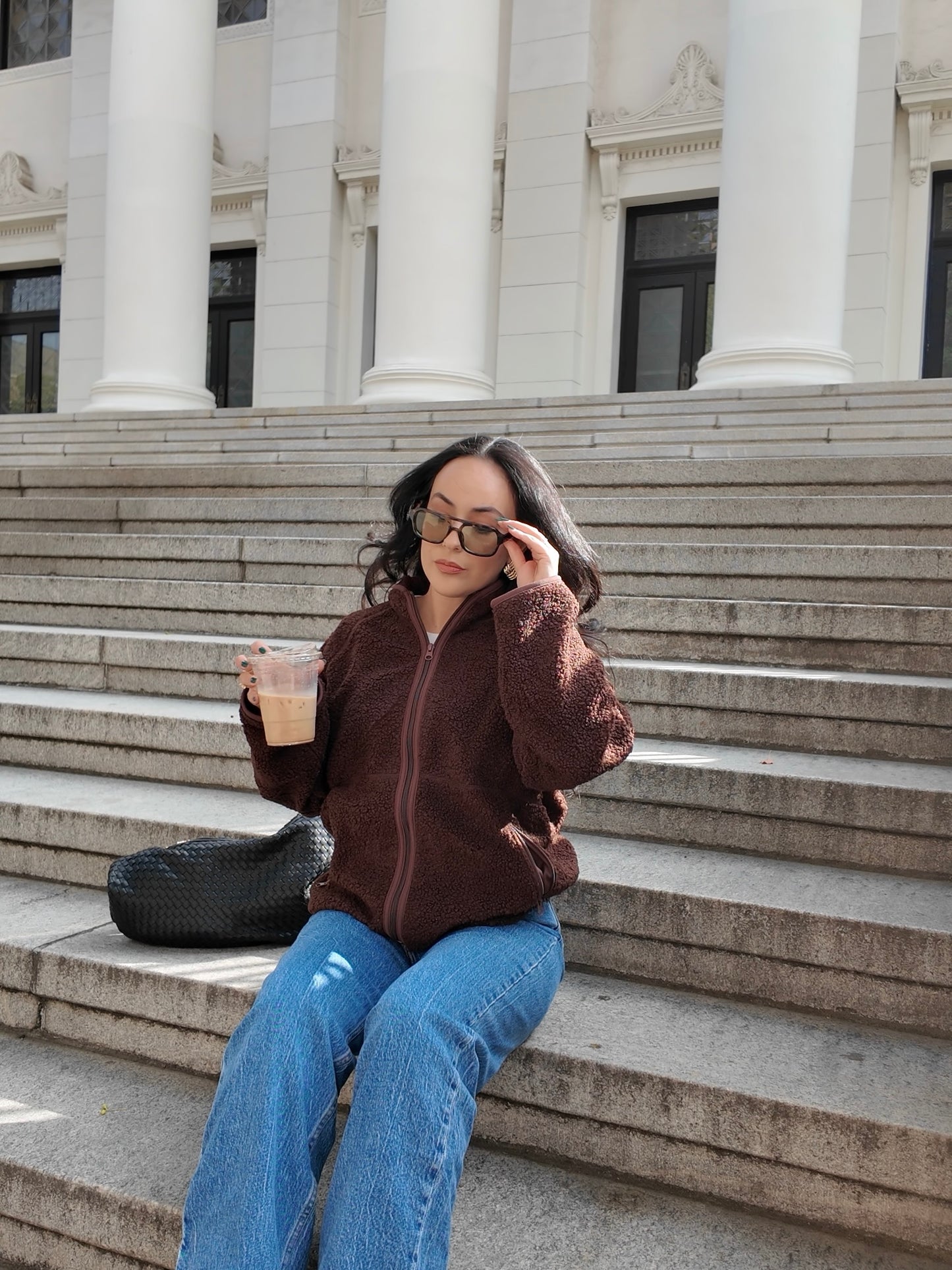 Maven Fleece Jacket - Dark Brown