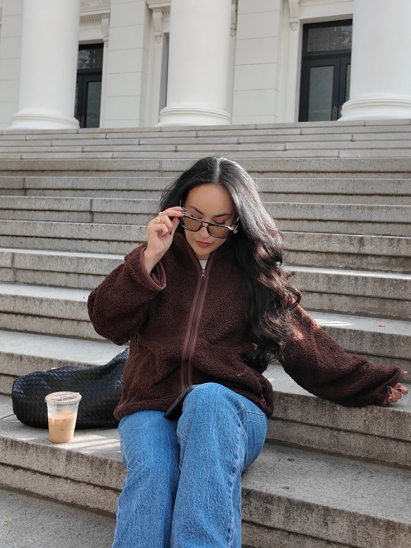 Maven Fleece Jacket - Dark Brown