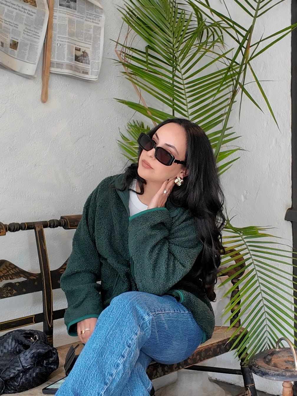 Maven Fleece Jacket - Hunter Green