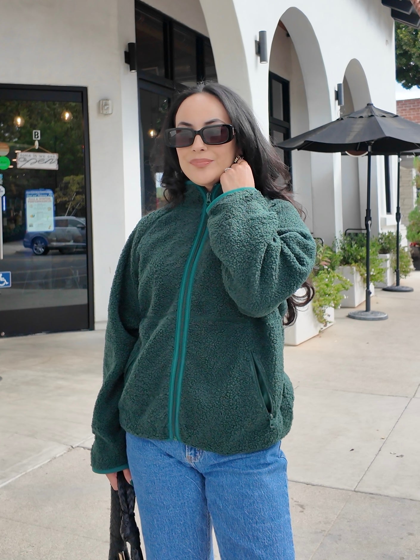 Maven Fleece Jacket - Hunter Green