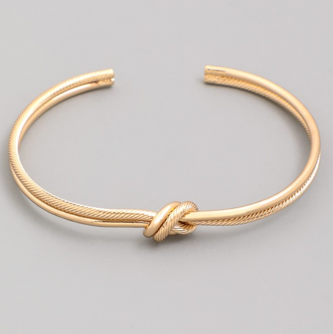 Brass Knott Bracelet