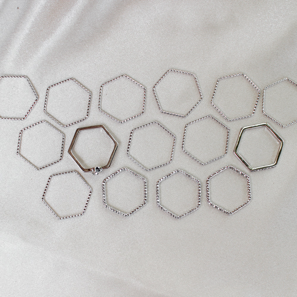Honey Comb Ring Set